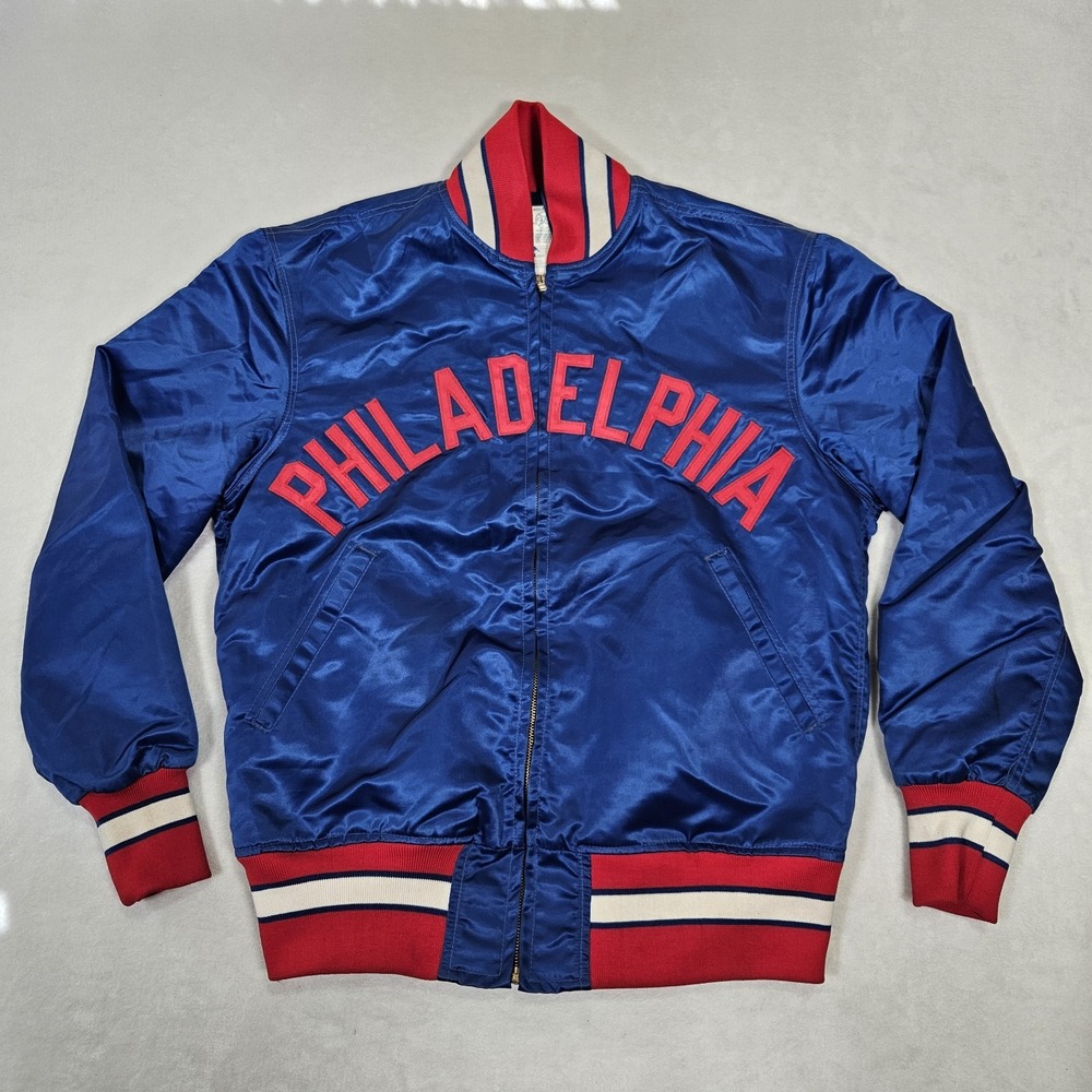 Scott and Company Philadelphia‎ Phillies Windbreaker Jacket Red Blue White Sz 44